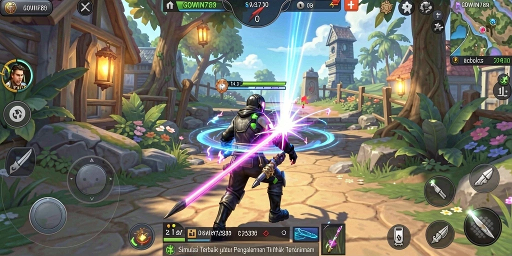 Screenshot menunjukkan gameplay menarik dari GOWIN789 dengan simulasi yang realistis.